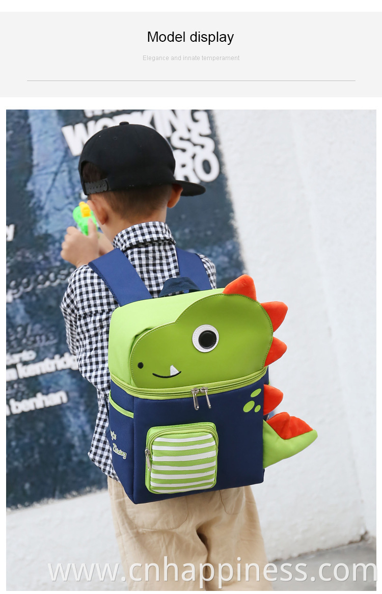 Kindergarten Schoolbag Children's Anti-lost Cartoon Creative DIY Stereo School Backpack Boy Girl 3D Cartoon Baby Backpack Cute